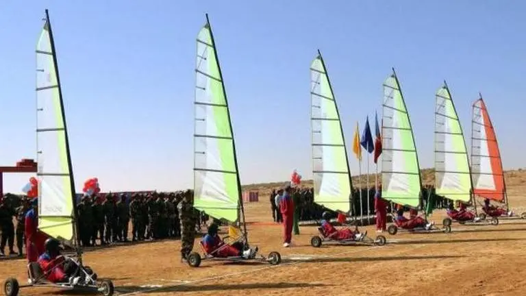 Gujarat: Indian Army conducts land yachting expedition in Rann of Kutch Gujarat