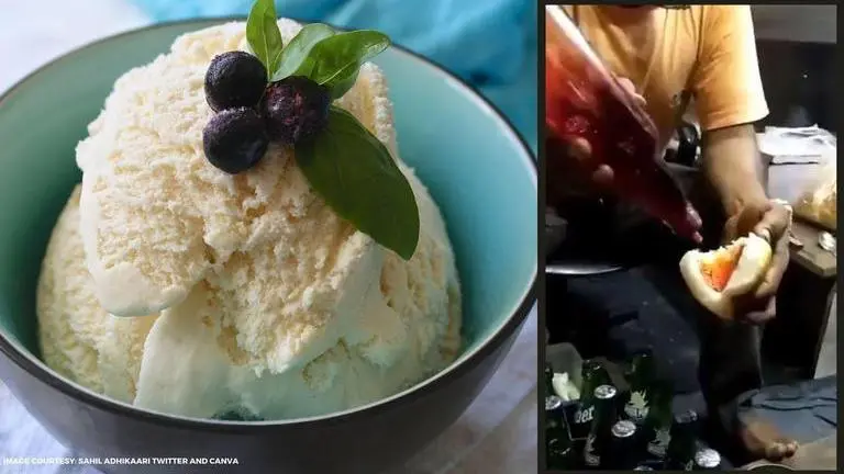 Ice-cream vada pav from Gujarat takes over the internet; Twitter seems confused Ice-Cream Vada Pav