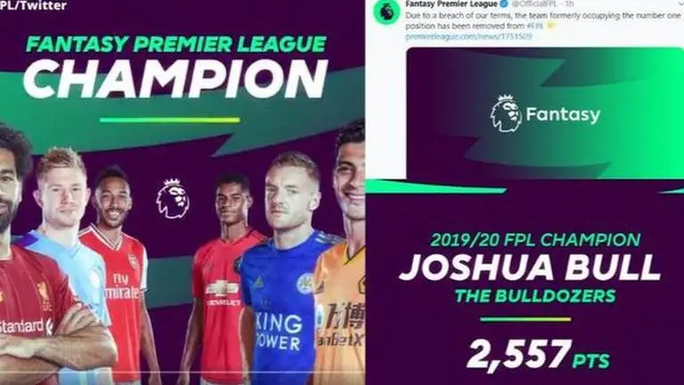 Joshua Bull announced as the new winner out of over 7.6 million FPL managers in 2019-20 fpl