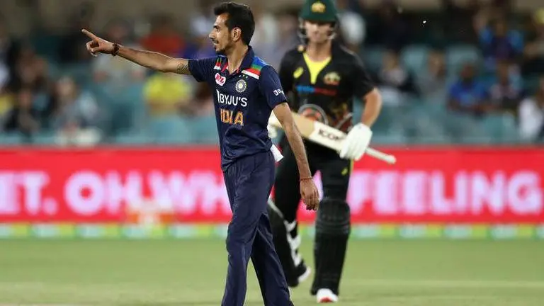 Yuzvendra Chahal makes huge impact as concussion substitute, rattles Australia's top-order Yuzvendra Chahal