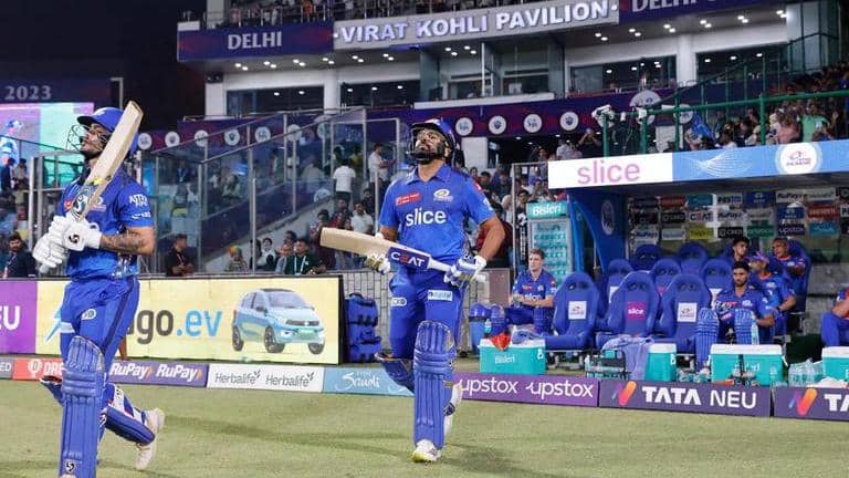 Dc Rohit MI vs DC: Rohit Sharma goes big against Delhi Capitals, David Warner's ...