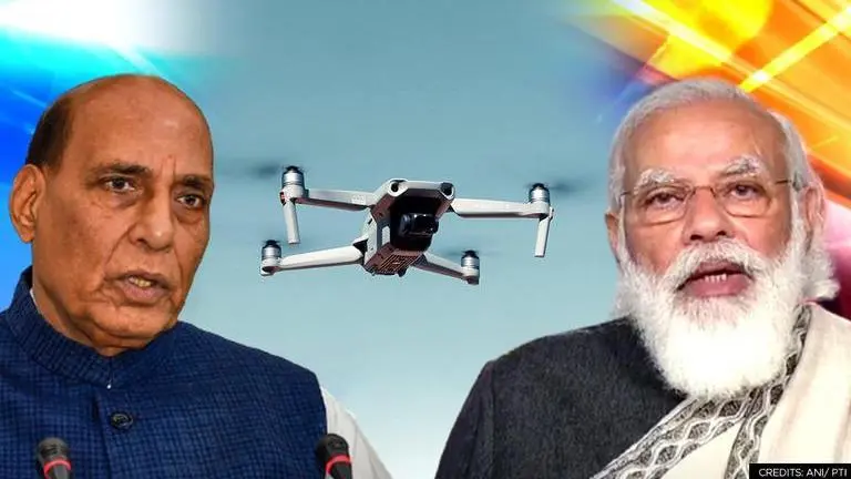 Defence Min gets PM's nod to expedite drone policy; boosting security arsenal discussed Defence Minister