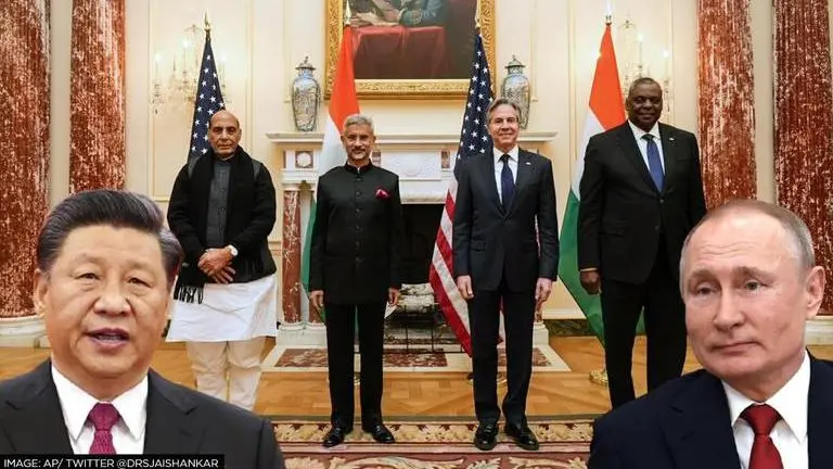 India has 'concerns' over Russia-China links, says White House post India-US 2+2 dialogue India