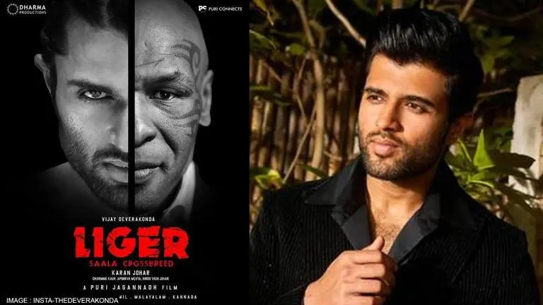 Vijay Deverakonda unveils fierce look from 'Liger'; 'It's a film that took my everything' Vijay Deverakonda, Liger