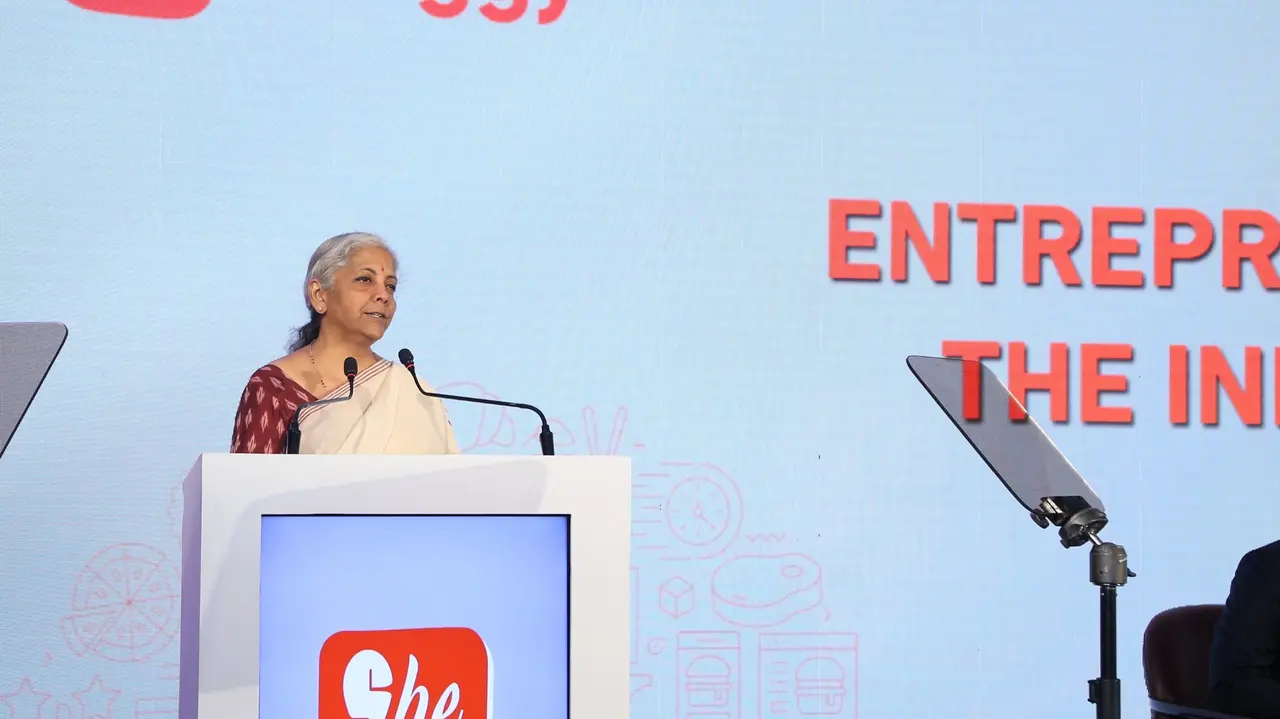 Swiggy Launches 'She The Change' for recognising womenpreneurs FM Nirmala Sitharaman at Swiggy She The Change