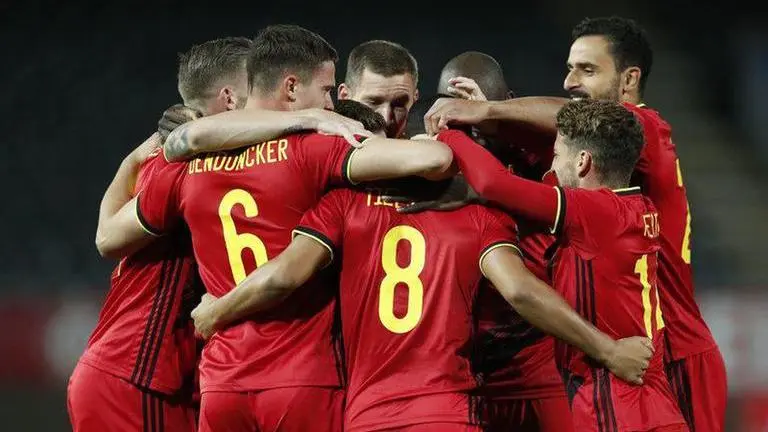 Lukaku scores twice, Belgium reaches Nations League's finals