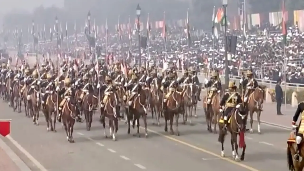 World's Only Serving Horsed Cavalry Regiment Leads Army Contingent at 75th Republic Day Parade R-Day parade: World's only serving horsed cavalry regiment leads army contingent
