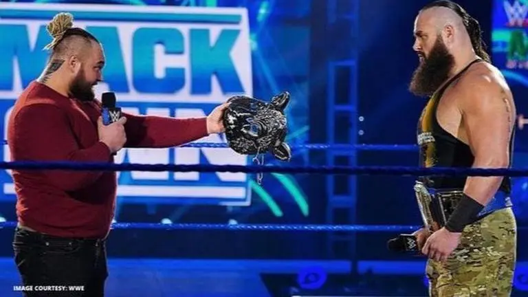 Bray Wyatt and Braun Strowman come face to face ahead of Money in the Bank 2020 Bray Wyatt and Braun Strowman