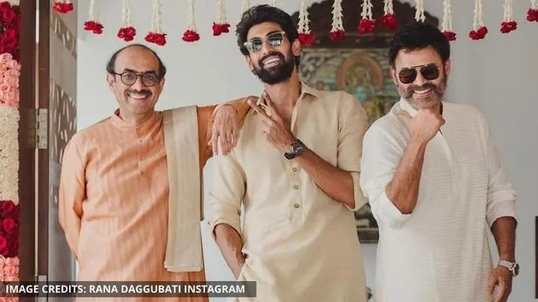 Rana Daggubati wishes 'Venky mama' on completing 34 years in film industry, See pic Rana Daggubati