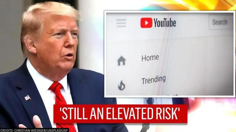 YouTube CEO says Donald Trump's account will be restored 'only when violence risk recedes' YouTube