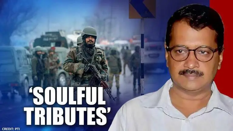CM Arvind Kejriwal pays 'soulful tributes' to martyred soldiers of Pulwama attack Arvind
