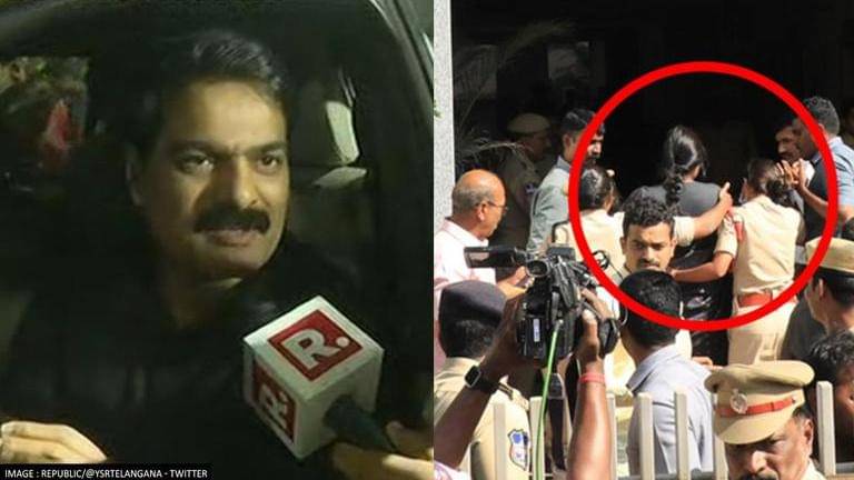 'no democracy left in telangana, trs misusing power': ys sharmila's husband on her arrest
