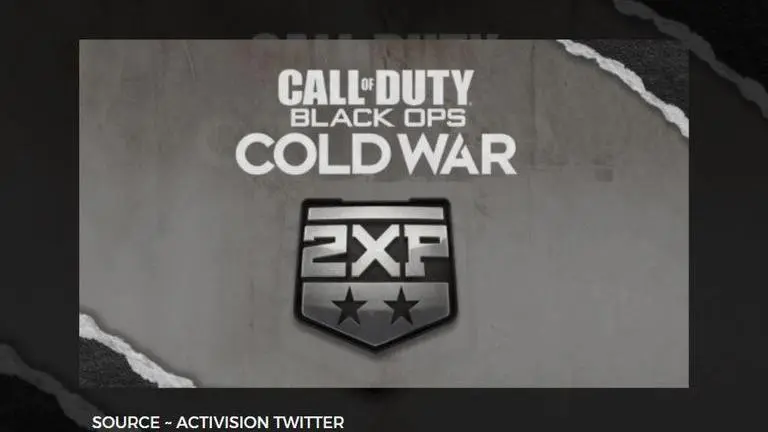 cold war double xp weekend
