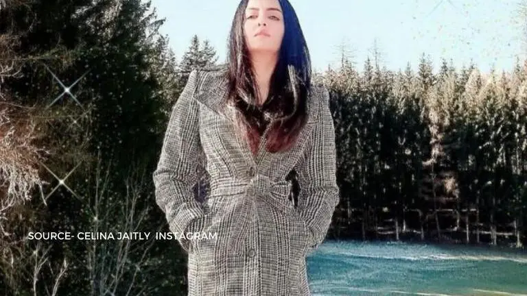 Celina Jaitly shares glimpse of Christmas fun with twins plus one; fans react Celina Jaitly