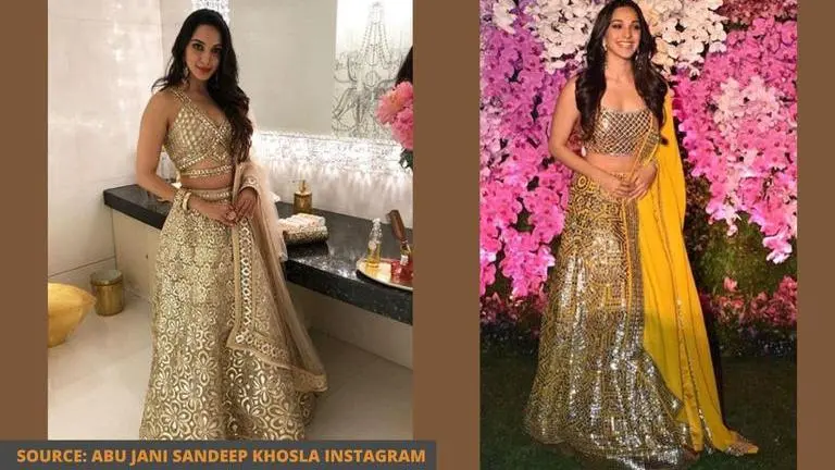 Times when Kiara Advani slayed in Abu Jani and Sandeep Khosla creations; See pics Kiara Advani