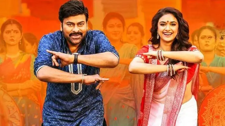 Chiranjeevi-Keerthy Suresh put on their dancing shoes for new Bhola Shankar song | Watch Bholaa Shankar