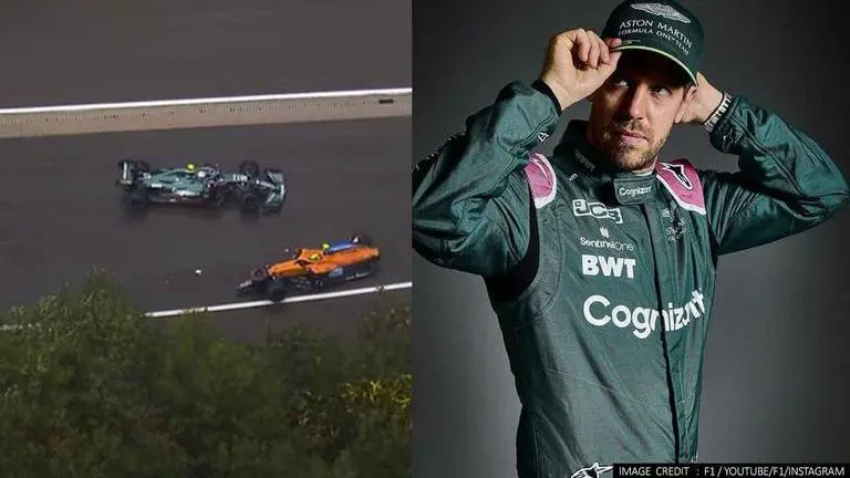 Sebastian Vettel praised for stopping near Lando Norris' crash site to check if he is fine Sebastian Vettel on Lando Norris crash