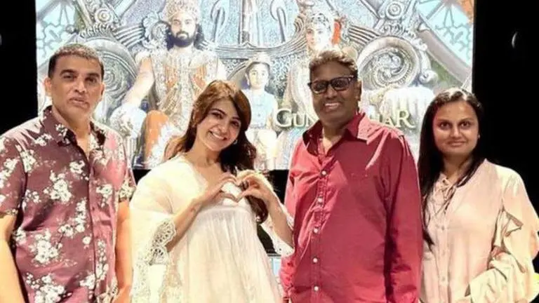 Samantha watches Shakuntalam; appreciates director Gunasekhar for his vision Samantha Ruth Prabhu