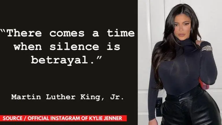 George Floyd's death: Kylie Jenner says speaking up is long overdue George Floyd