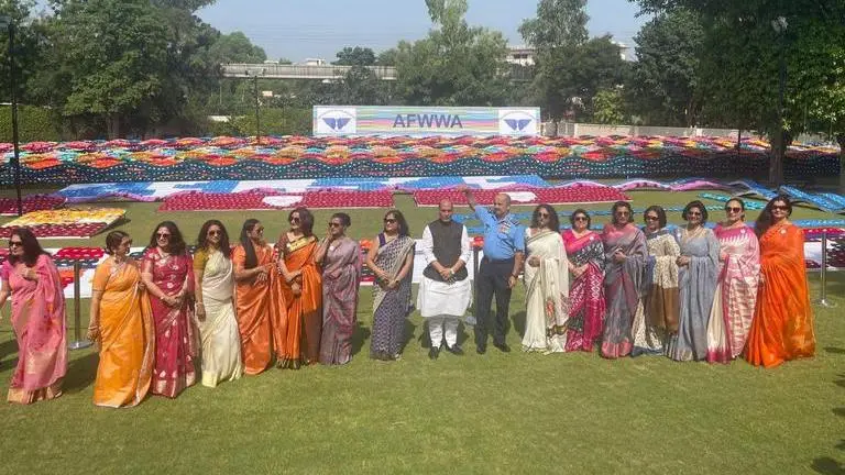 AFWAA set Guinness World Record for largest display of knitted woollen caps