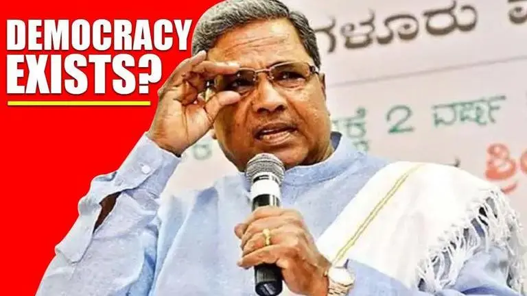 Siddaramaiah opposes Section 144; claims it is an 'undeclared emergency' Siddaramaiah