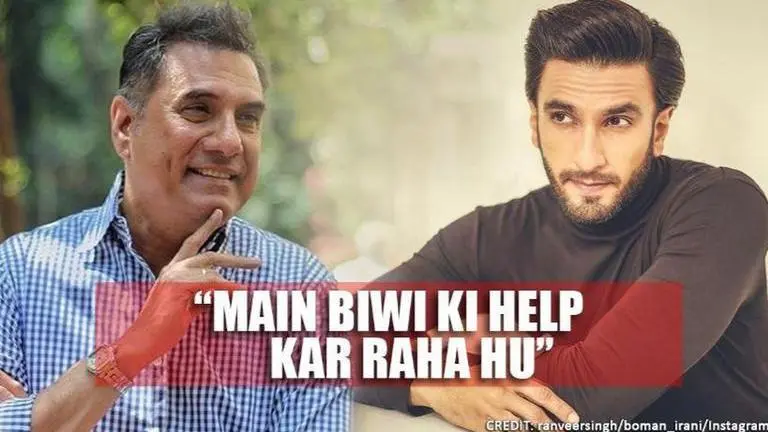 Ranveer Singh crashes Boman Irani's Instagram Live; makes a Deepika Padukone reference Ranveer Singh