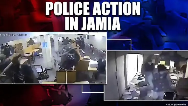 New alleged Jamia videos out; footage shows police destroying CCTV, beating students Jamia