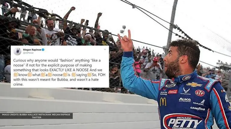 Megan Rapinoe questions veracity of FBI's investigation into Bubba Wallace noose incident Megan rapinoe