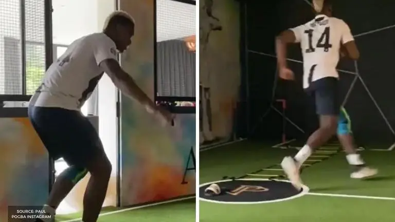 Paul Pogba dons Juventus shirt during training to support coronavirus-affected Matuidi Paul Pogba