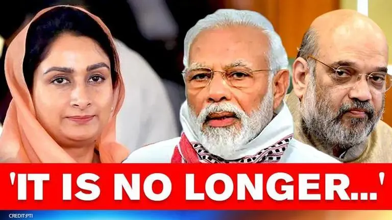 Harsimrat Kaur's gloves off as SAD quits NDA; slams BJP & invokes 'Vajpayee-Badal sahab' SAD