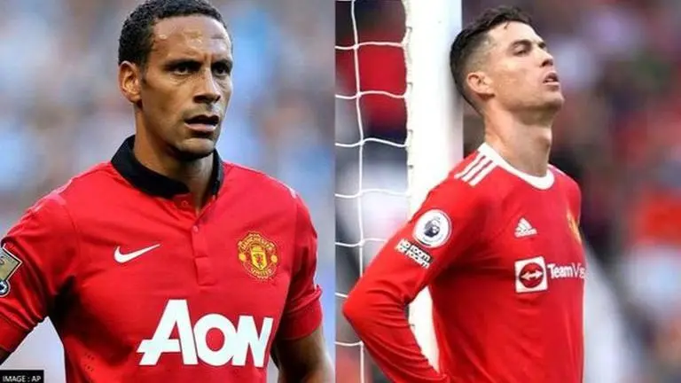 Cristiano Ronaldo and Rio Ferdinand