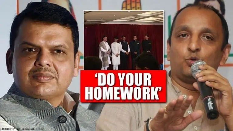 Fadnavis responds on Sandip Ssingh link purported by Congress; says 'Do your homework' Fadnavis