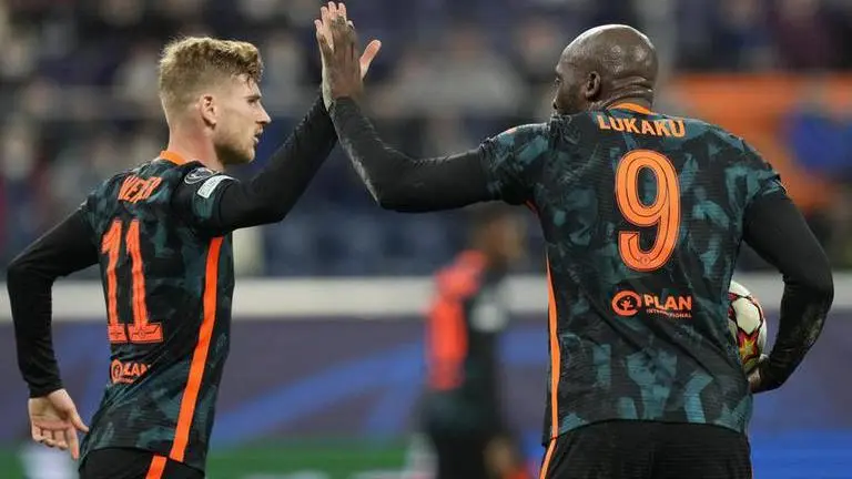 Champions League: Chelsea bottle chance to finish above Juventus after 3-3 draw vs Zenit Werner and Lukaku in action for Chelsea in Champions League