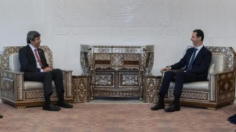 Syria: UAE Min Sheikh Abdullah Nahyan meets Prez Assad; 'All efforts to end Syrian crisis' UAE