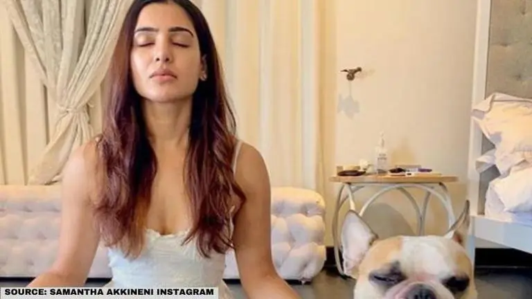 Samantha Akkineni starts 48-day Isha Kriya meditation journey, pup Hash tags along samantha akkineni