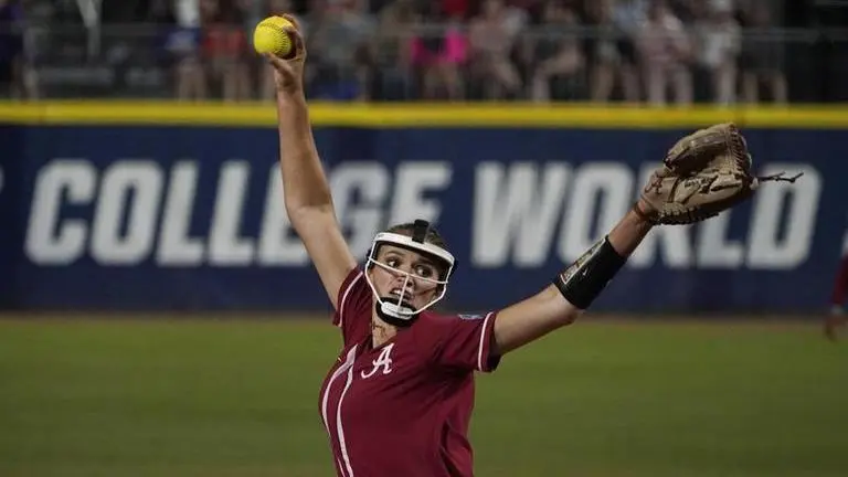 Danielle Williams gives up 1 run on 6 hits, Angela Zedak hits solo homer; Northwestern takes Game 1 at Tuscaloosa Montana Fouts