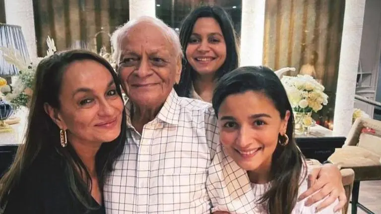 Alia Bhatt's grandfather Narendranath Razdan dies aged 93 Alia Bhatt