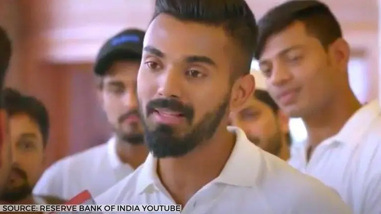 'RBI Kehta Hai' Ad features Indian cricketers like KL Rahul and others; details inside rbi kehta hai ad