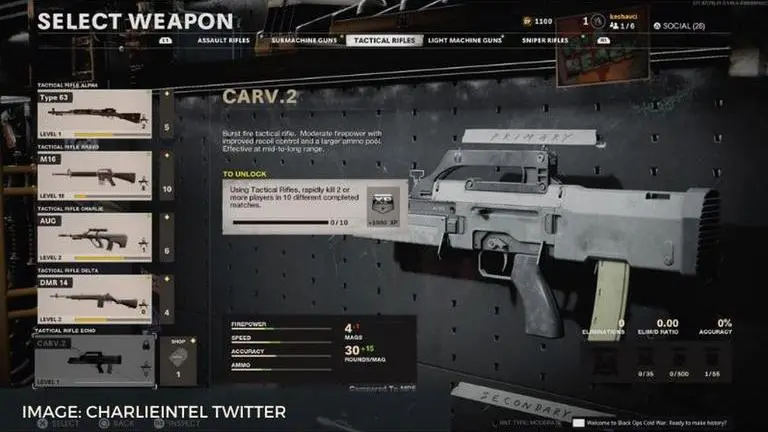 how to get the carv 2 in warzone