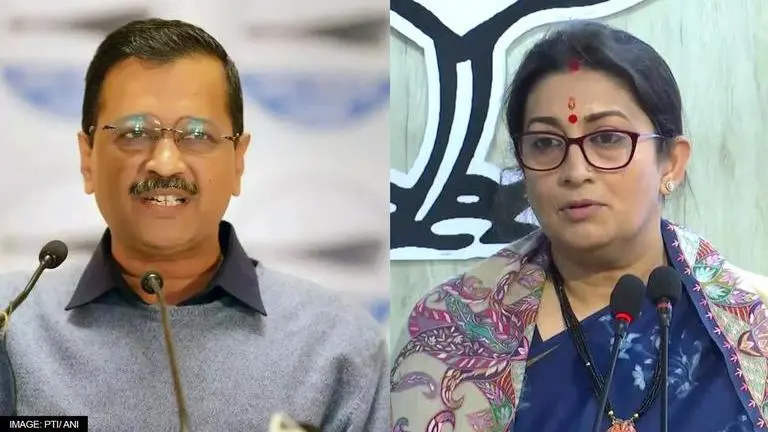 Smriti Irani slams Delhi CM on new liquor policy; 'Kejriwal goes to any extent for profit' Smriti Irani