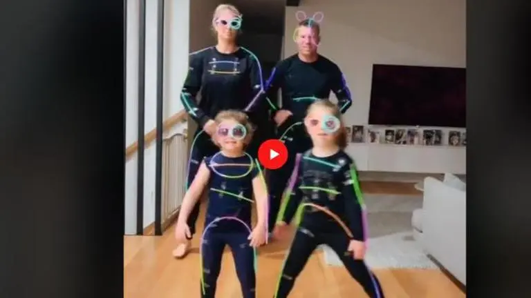 David Warner dances with family on popular Punjabi song in latest TikTok video: Watch David Warner