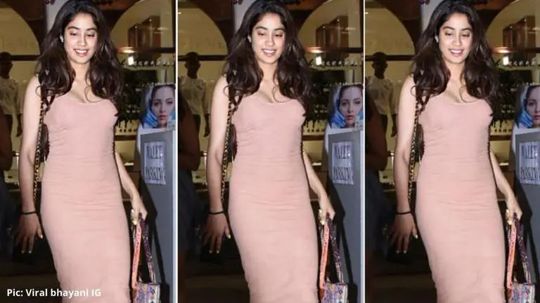 Janhvi Kapoor shows how to style bodycon outfits like a pro; see pics Janhvi Kapoor