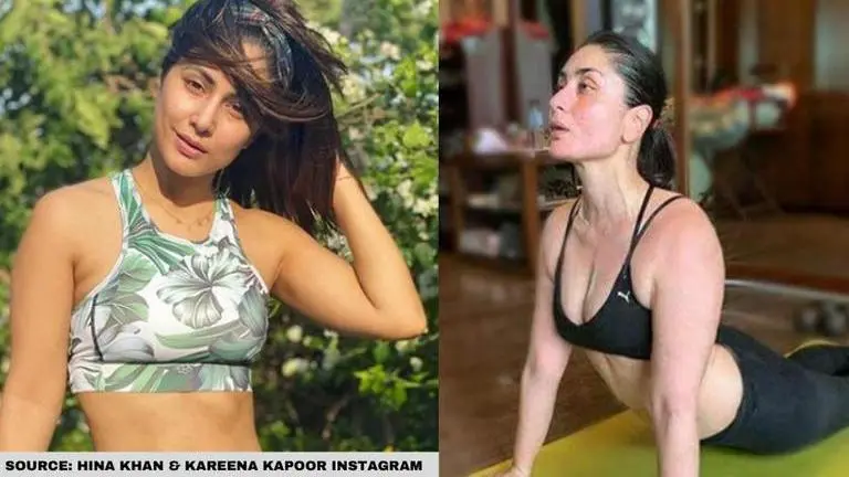Kareena Kapoor and Hina Khan show how to ace the workout look Kareena Kapoor