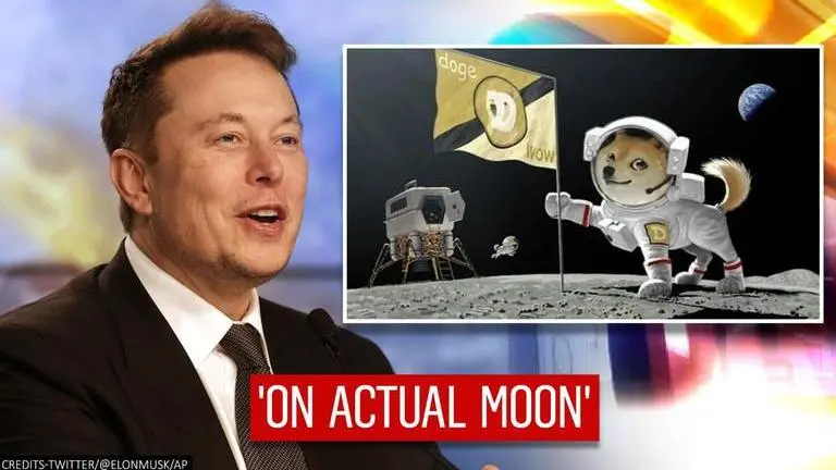 Elon Musk says Dogecoin 'literally' going on the Moon, the cryptocurrency jumps 25% Elon Musk