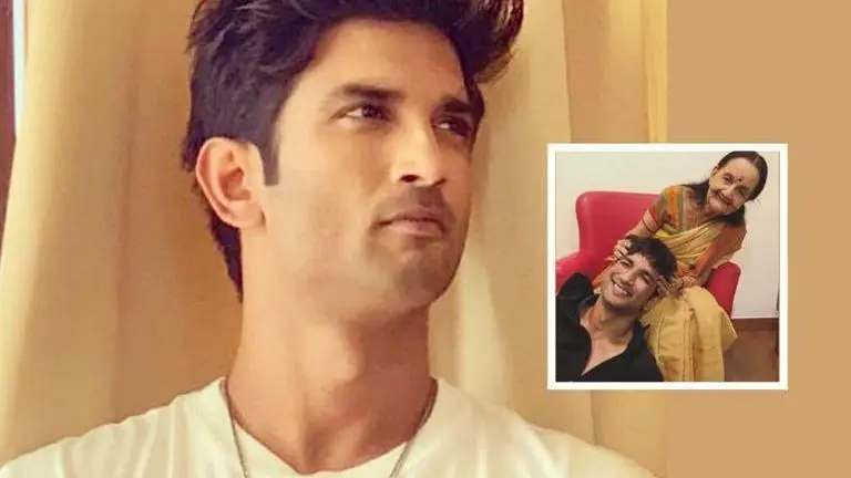 Sushant Singh Rajput smiles as 'Manny' in cute BTS picture with 'Nani' from 'Dil Bechara' sushant singh rajput