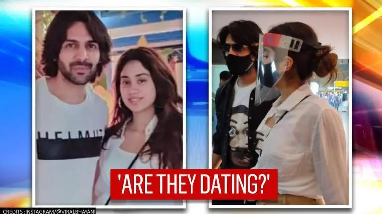 Janhvi Kapoor-Kartik Aaryan spotted after rumoured Goa holiday, fans ask 'are they dating? Janhvi Kapoor-Kartik Aaryan spotted after rumoured Goa holiday, fans ask 'are they dating?