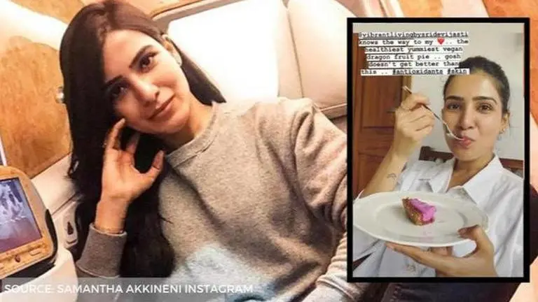 Samantha Akkineni relishes her vegan dessert, calls it the 'healthiest and yummiest' Samantha Akkineni