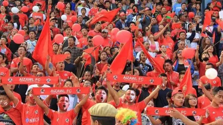 Aizawl FC's local players rig handmade dumbbells to maintain fitness during lockdown Aizawl FC
