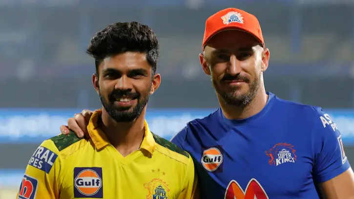 Ruturaj Gaikwad and Faf du Plessis at CSK