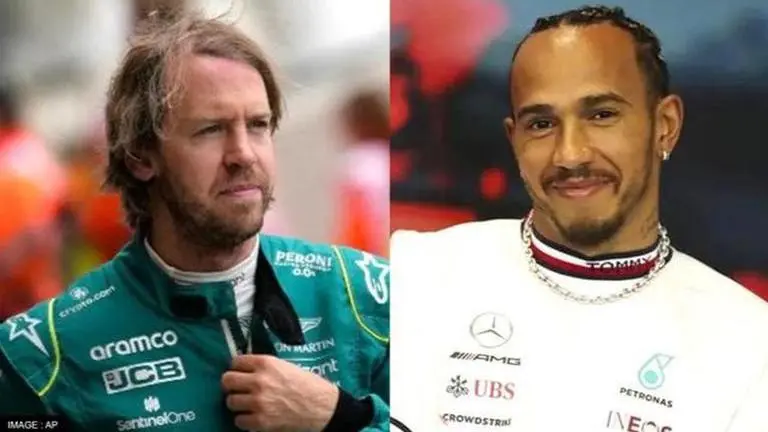 Lewis Hamilton and Sebastian Vettel